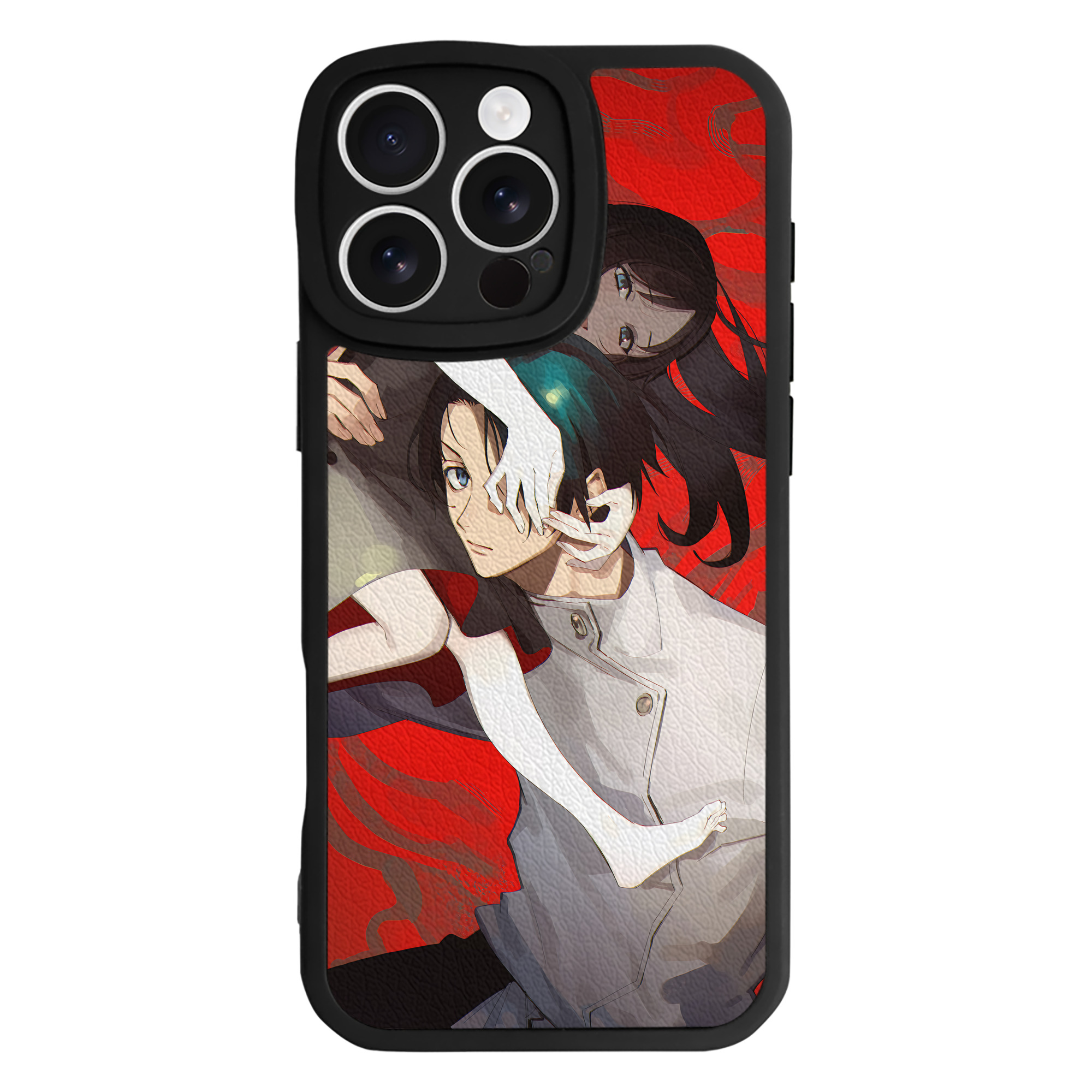 （画像用） 呪術廻戦 Jujutsu Kaisen 【iPhone 16シリーズ対応】シリコンスマホケース（レザー調） 材質：シリコン